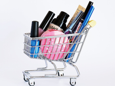 The Beauty Products In The Cart